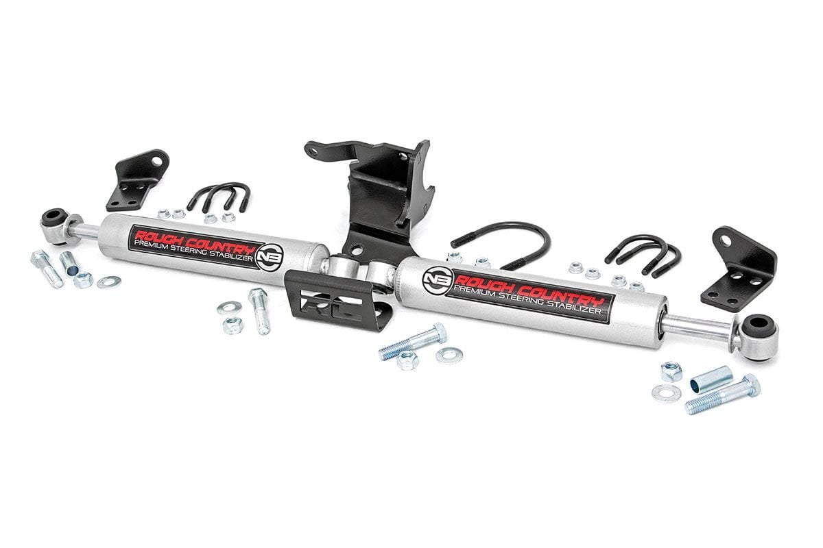 Jeep Gladiator Steering Stabilizer - Dual - Rough Country - N3 - '20-'23